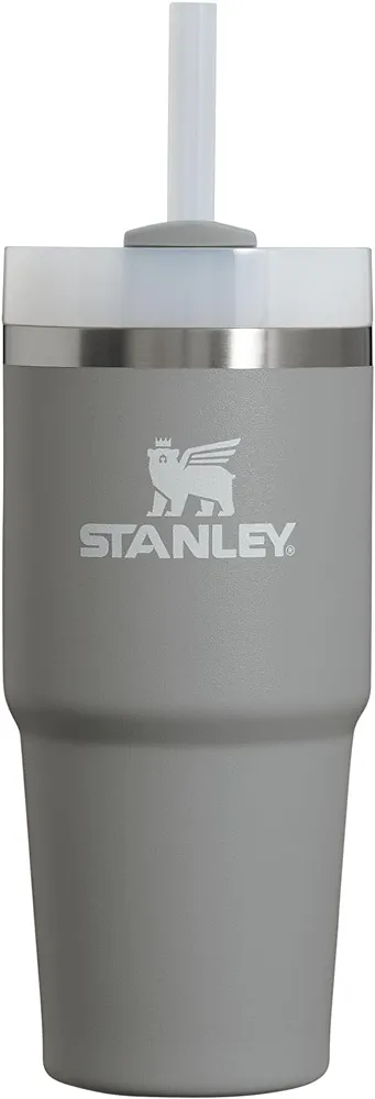 Stanley Quencher H2.0 FlowState Stainless Steel Vacuum Insulated Tumbler with Lid and Straw for Water, Iced Tea or Coffee, Smoothie and More, Stone, 14oz : Home & Kitchen