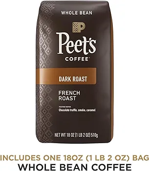 Amazon.com : Peet's Coffee, Dark Roast Whole Bean Coffee - French Roast 18 Ounce Bag : Everything Else