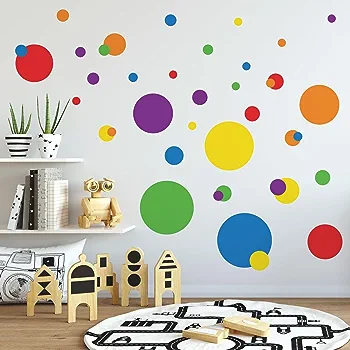 RoomMates RMK1248SCS Just Dots Peel and Stick Wall Decals - Decorative Wall Appliques - Amazon.com