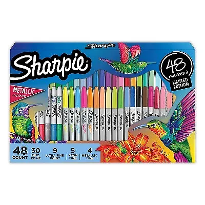 Sharpie 48支彩色永久性记号笔