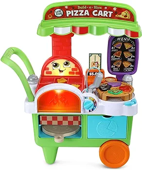 LeapFrog Build-a-Slice Pizza Cart (Frustration Free Packaging) : Toys & Games