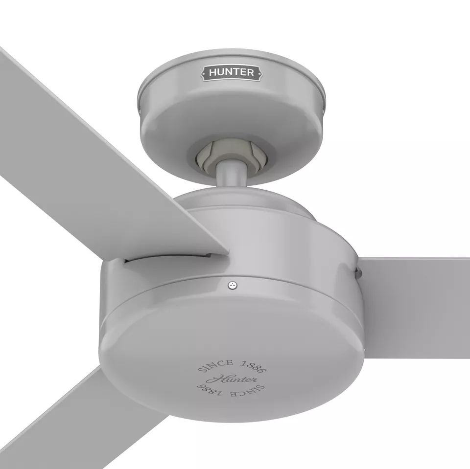 Hunter Fan 44 in Casual Dove Grey Indoor Ceiling Fan with 3 Blades and No Light | eBay