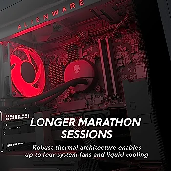 Alienware Aurora R14 Liquid Cooled Gaming Desktop - AMD Ryzen 9 5900, 32GB 3466MHz RAM, 1TB SDD + 2TB HDD, NVIDIA GeForce RTX 3080 10GB GDDR6X Graphics, VR Ready, USB-C, Windows 11 Home – Black : Electronics
