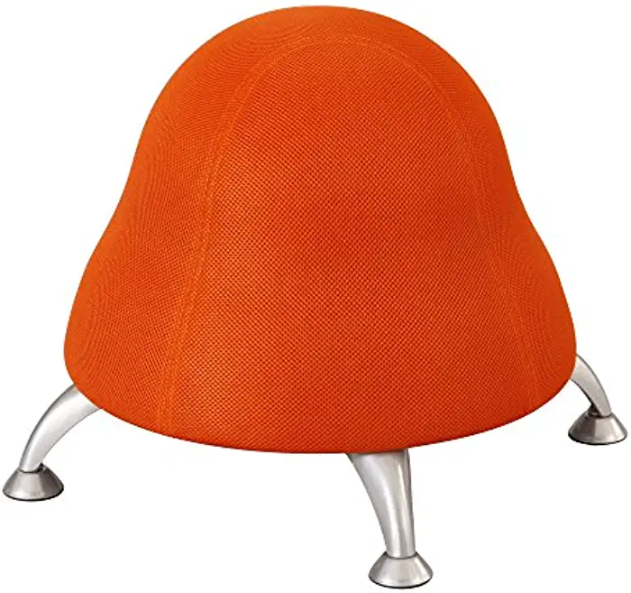 Safco Products 4755OR Runtz Ball Chair, Orange, Anti-Burst Exercise Ball, Active Seating : 儿童椅