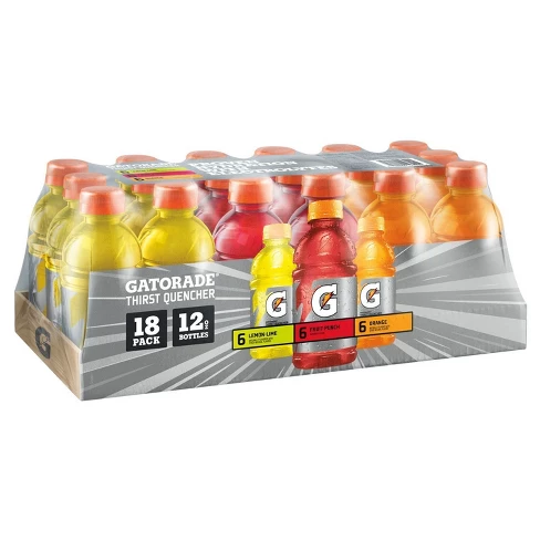 Gatorade Mixed Flavors Sports Drink - 18pk/12 Fl Oz Bottles 佳得乐能量饮料18瓶