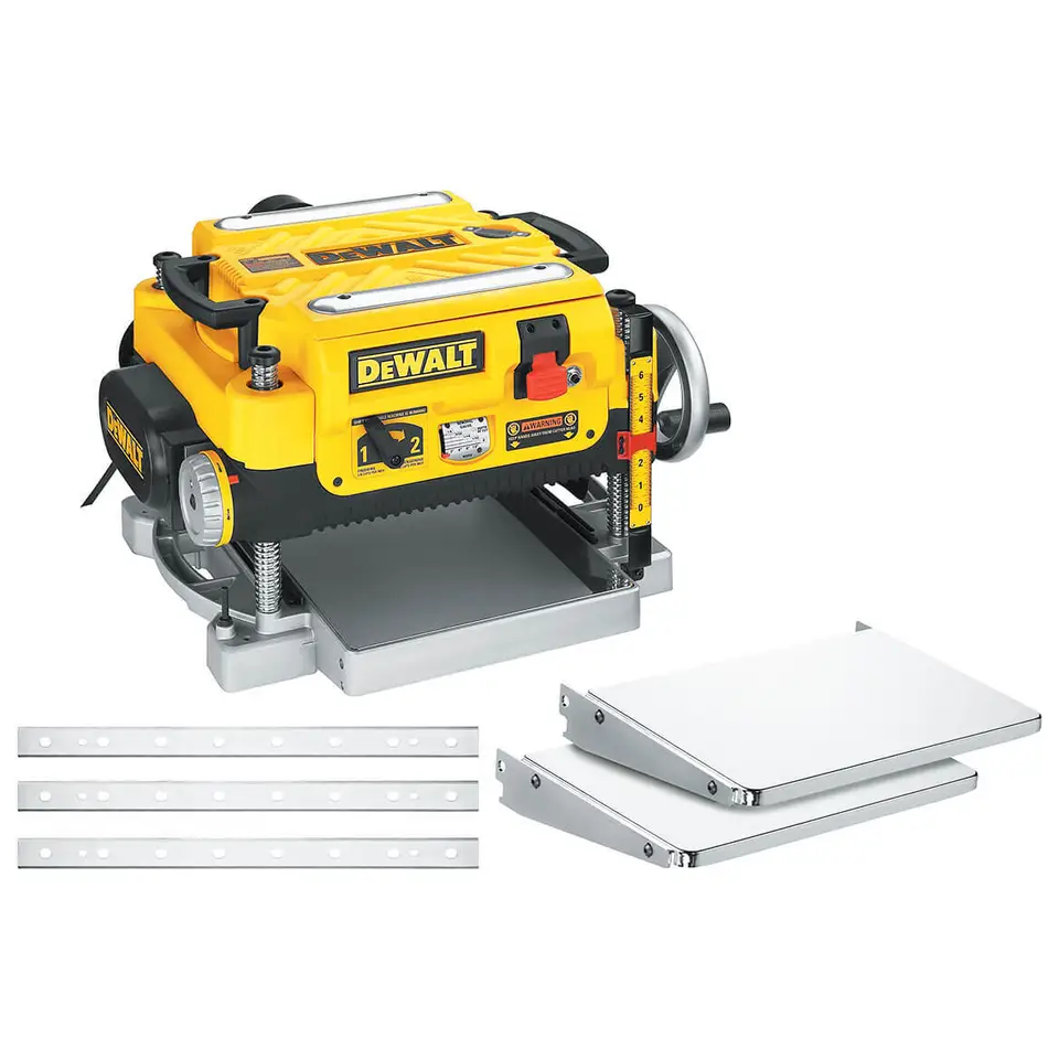 DeWALT DW735X 13-Inch Two-Speed Woodworking Thickness Planer + Tables &amp; Knives 885911177801 | eBay