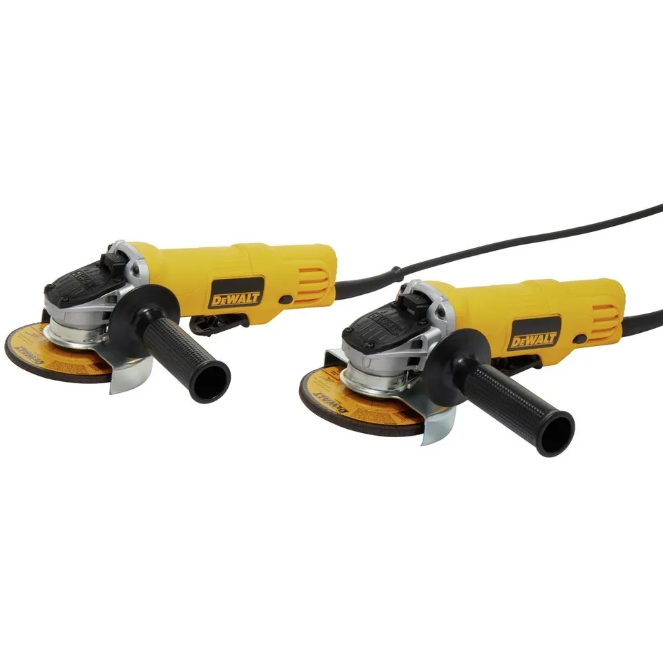 2-PACK 7.5 Amp 4.5in Corded Small Angle Grinders