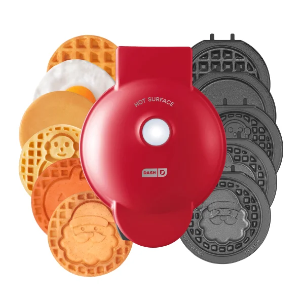 Dash MultiMaker Mini Waffle System with Removable Plates and Storage Case | Costco