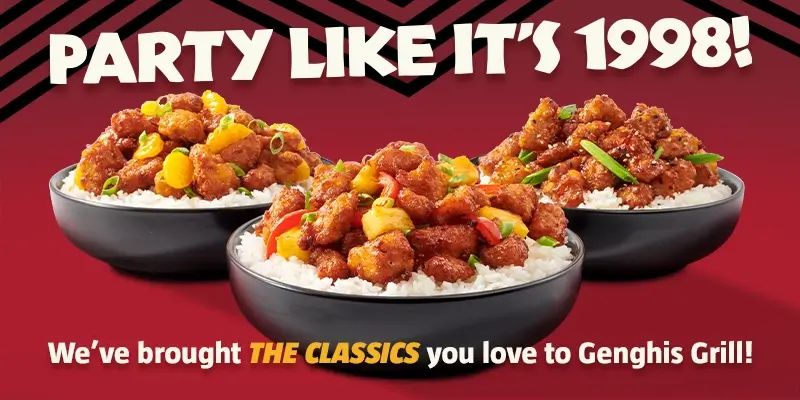 Genghis Grill: BOGO Free Bowls Oct. 31 only Dine-In or Online