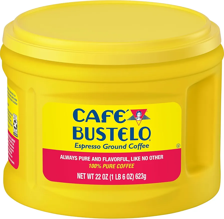 Café Bustelo Espresso Dark Roast Ground Coffee, 22 Ounces  6盒