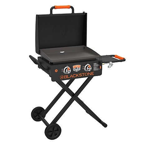 Blackstone 2-Burner Propane Gas Griddle Cart with Hood, 24,000 BTU, 22 in., 1935 at Tractor Supply Co.