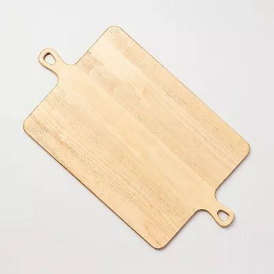 Large Double Handle Wood Serve Board Natural - Hearth & Hand with Magnolia | eBay