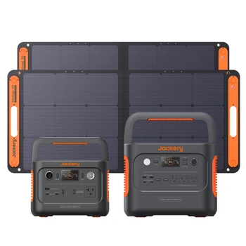 Jackery 300 Plus and 1000 Plus Solar Generators + 2x 100W Solar Panels | Costco