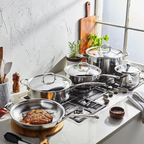 Demeyere Atlantis 9-piece Stainless Steel Cookware Set | Costco