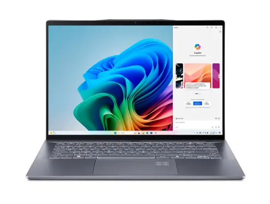 Acer Swift 14 AI Copilot+ PC 14.5" 2.5K 120Hz Touch-Screen – Snapdragon X Elite – 16GB Memory – 1TB SSD Steel Gray SF14-11T-X3RZ - Best Buy