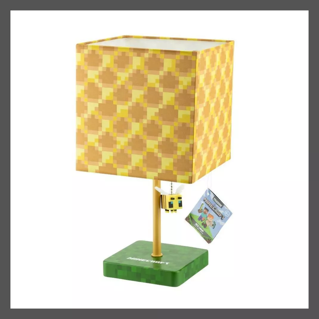 Minecraft Honeycomb Bee Table Lamp 5055964766726 | eBay