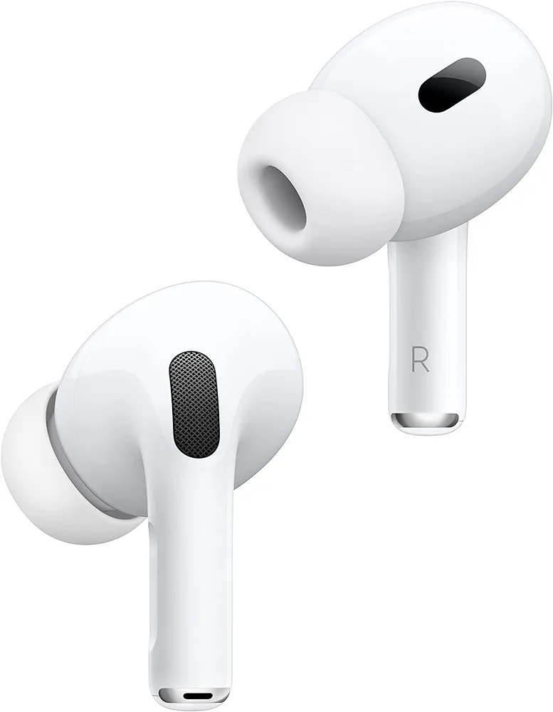 $188.56 Apple AirPods Pro 2 Wireless Earbuds, Active Noise Cancellation, Hearing Aid Feature, Bluetooth Headphones, Transparency, Personalized Spatial Audio, High-Fidelity Sound, H2 Chip, USB-C Charging : Ele
